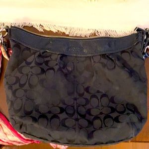 Black coach crossbody bag- real and authentic with serial #G0949-F13744